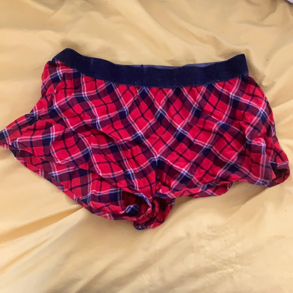Aerie plaid pajama shorts